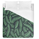 Coconut Leaves Summer Green Duvet Cover (Queen Size) View1