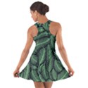 Coconut Leaves Summer Green Cotton Racerback Dress View2