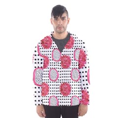 Fruit Patterns Bouffants Broken Hearts Dragon Polka Dots Red Black Hooded Wind Breaker (men)