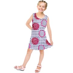 Fruit Patterns Bouffants Broken Hearts Dragon Polka Dots Red Black Kids  Tunic Dress by Mariart