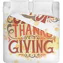 Happy Thanksgiving Sign Duvet Cover Double Side (King Size) View1