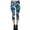 Jellyfish Fish Cartoon Sea Seaworld Capri Leggings  View1