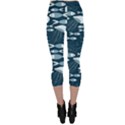 Jellyfish Fish Cartoon Sea Seaworld Capri Leggings  View2