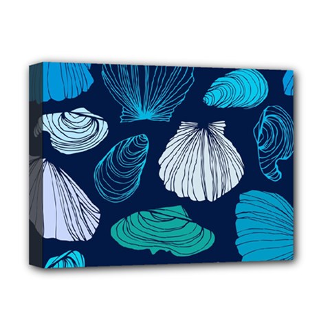 Mega Menu Seashells Deluxe Canvas 16  X 12  