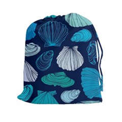 Mega Menu Seashells Drawstring Pouches (xxl)