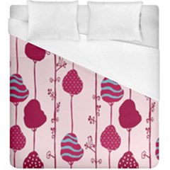 Original Tree Bird Leaf Flower Floral Pink Wave Chevron Blue Polka Dots Duvet Cover (king Size)