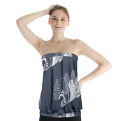 Japan Food Sashimi Strapless Top by Mariart