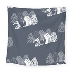 Japan Food Sashimi Square Tapestry (large) by Mariart