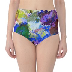 Color Mix Canvas                           High-waist Bikini Bottoms by LalyLauraFLM