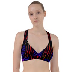 Frog Spectrum Polka Line Wave Rainbow Sweetheart Sports Bra by Mariart