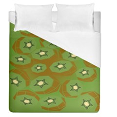 Relativity Pattern Moon Star Polka Dots Green Space Duvet Cover (queen Size)