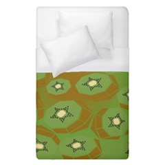 Relativity Pattern Moon Star Polka Dots Green Space Duvet Cover (single Size) by Mariart