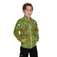 Relativity Pattern Moon Star Polka Dots Green Space Wind Breaker (kids) by Mariart