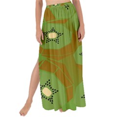 Relativity Pattern Moon Star Polka Dots Green Space Maxi Chiffon Tie-up Sarong by Mariart