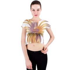 Sea Anemone Crew Neck Crop Top