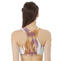 Sea Anemone Sports Bra with Border View2