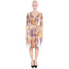 Sea Anemone Wrap Up Cocktail Dress by Mariart