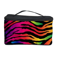 Rainbow Zebra Cosmetic Storage Case