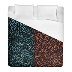 Square Pheonix Blue Orange Red Duvet Cover (full/ Double Size) by Mariart