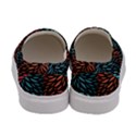 Square Pheonix Blue Orange Red Women s Canvas Slip Ons View4