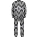 Triangle Wave Chevron Grey Sign Star OnePiece Jumpsuit (Men)  View1