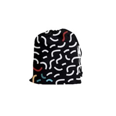 Toucan White Bluered Drawstring Pouches (small)  by Mariart