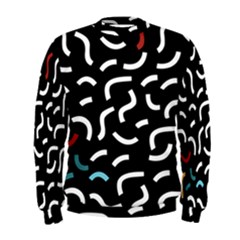 Toucan White Bluered Men s Sweatshirt