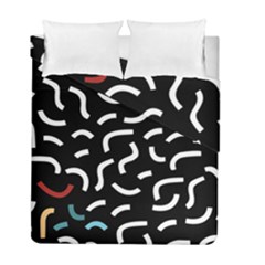 Toucan White Bluered Duvet Cover Double Side (full/ Double Size) by Mariart