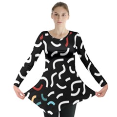 Toucan White Bluered Long Sleeve Tunic  by Mariart