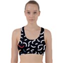 Toucan White Bluered Back Weave Sports Bra View1