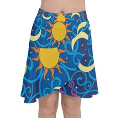 Sun Moon Star Space Vector Clipart Chiffon Wrap