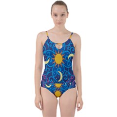 Sun Moon Star Space Vector Clipart Cut Out Top Tankini Set