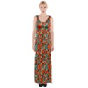 Surface Patterns Bright Flower Floral Sunflower Maxi Thigh Split Dress View1