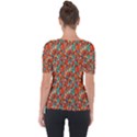 Surface Patterns Bright Flower Floral Sunflower Short Sleeve Top View2