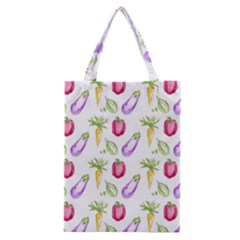 Vegetable Pattern Carrot Classic Tote Bag by Mariart