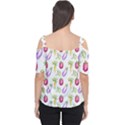 Vegetable Pattern Carrot Cutout Shoulder Tee View2