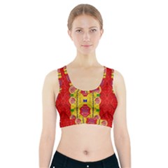 Light Candles And The Fern Will Still Grow In The Summer Sports Bra With Pocket by pepitasart