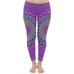 Art Mandala Design Ornament Flower Classic Winter Leggings by BangZart