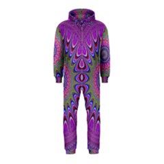 Art Mandala Design Ornament Flower Hooded Jumpsuit (Kids)