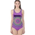 Art Mandala Design Ornament Flower One Piece Swimsuit View1