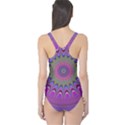 Art Mandala Design Ornament Flower One Piece Swimsuit View2