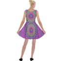 Art Mandala Design Ornament Flower Velvet Skater Dress View2