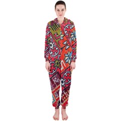 Carpet Orient Pattern Hooded Jumpsuit (ladies)  by BangZart