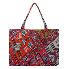 Carpet Orient Pattern Medium Tote Bag by BangZart