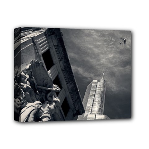 Chicago Skyline Tall Buildings Deluxe Canvas 14  X 11  by BangZart