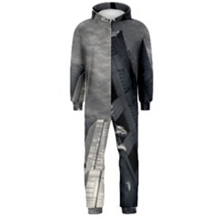 Chicago Skyline Tall Buildings Hooded Jumpsuit (men)  by BangZart