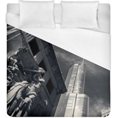 Chicago Skyline Tall Buildings Duvet Cover (king Size) by BangZart