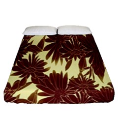 Floral Pattern Background Fitted Sheet (queen Size) by BangZart