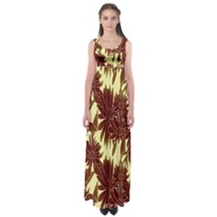 Floral Pattern Background Empire Waist Maxi Dress by BangZart