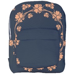 Floral Vintage Royal Frame Pattern Full Print Backpack